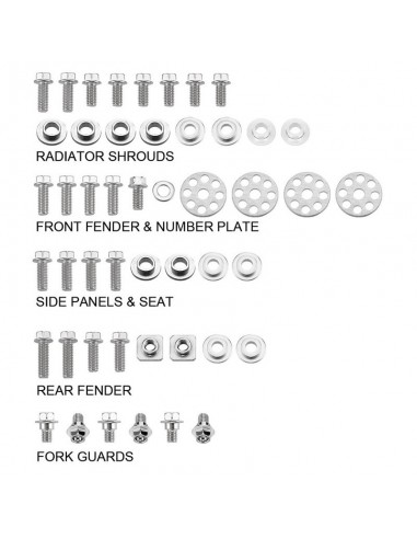 KIT VITI PLASTICHE SUZUKI RMZ 250 2007-2009