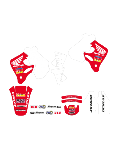 KIT COMPLETO REPLICA TEAM HONDA 1992 HONDA