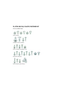 KIT VITI PLASTICHE BOLT KTM...