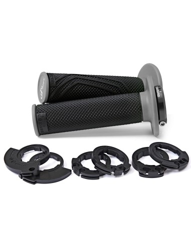 COPPIA MANOPOLE D200 NERO/GRIGIO